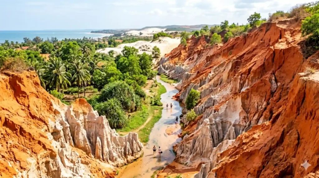 Panoramic View of Fairy Stream Mui Ne