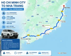 ho chi minh to nha trang route express way